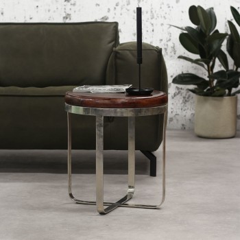 Nell leather coffee table...
