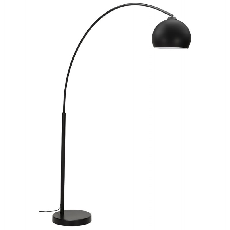 Greysen Arched Floor Lamp Black Matt, Overarching Floor Lamp