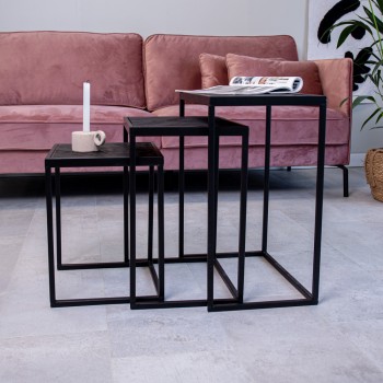 Set of 3 Amias side tables...